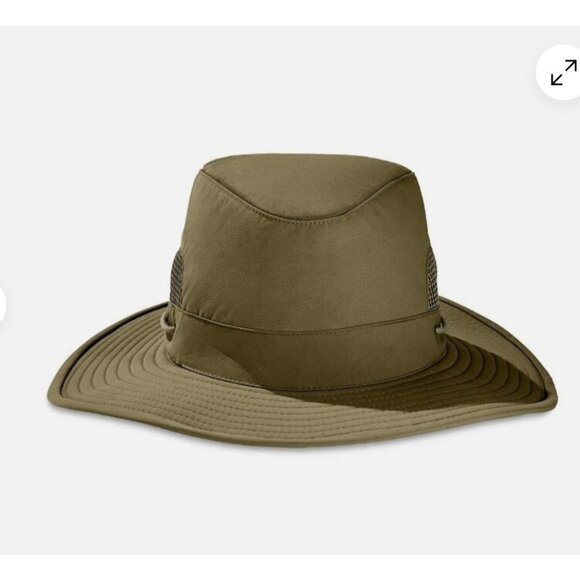 NWOT Tilley Modern Airflo Recycled Hat UPF 50+ Water Repell Green Small 56cm 7 - Picture 10 of 14